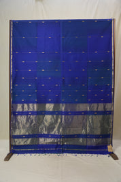 Blue Maheshwari Saree - SRBMS1160