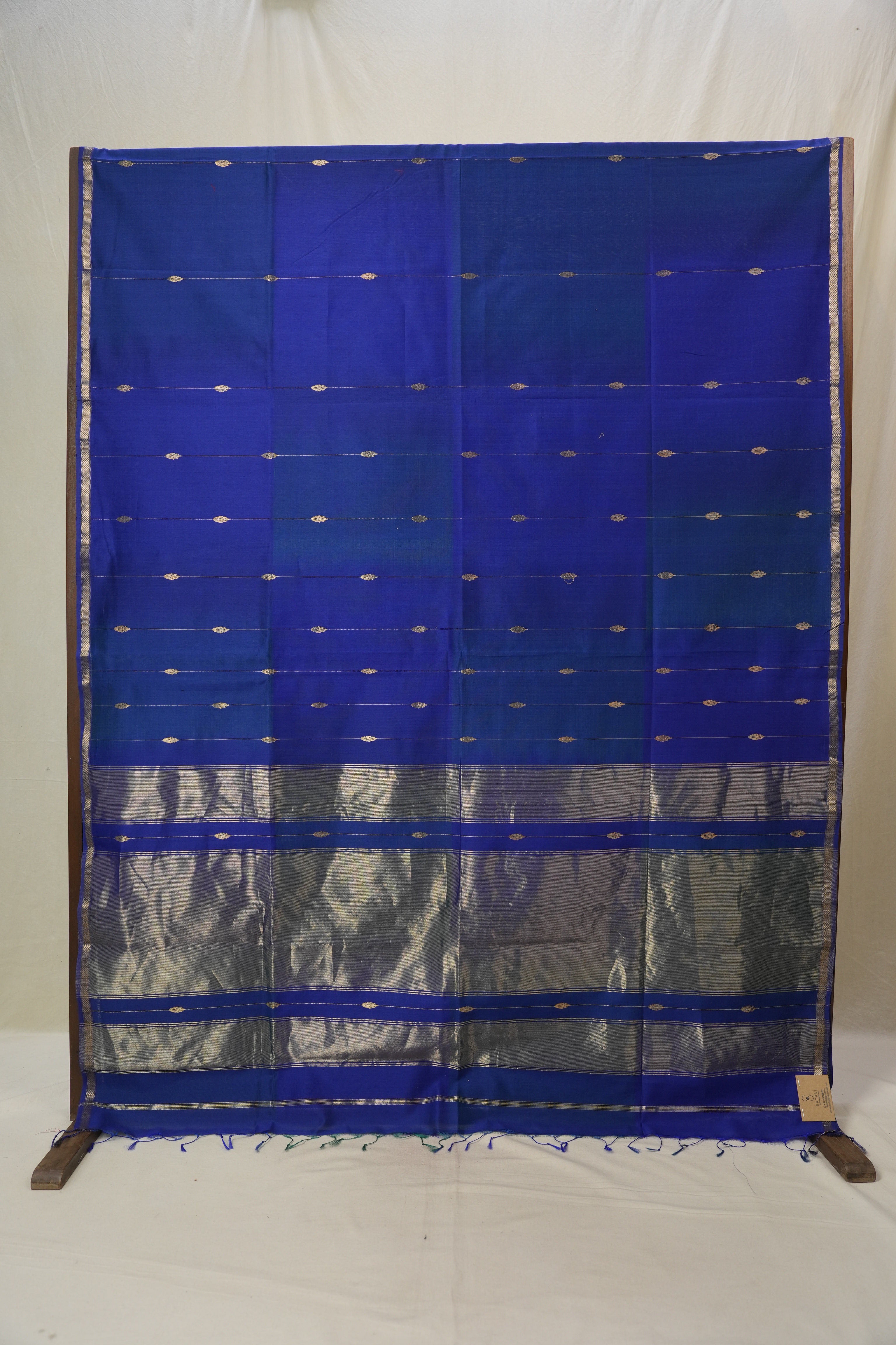 Blue Maheshwari Saree - SRBMS1160