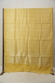 Lemon Yellow Raw Silk Saree - SRLYRSS913