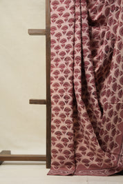 Dusty Pink HBP Cotton Saree - SRDPCS3158