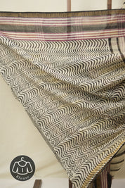 Beige HBP Kota Doria Saree - SRMKDS258