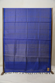 Blue Raw Silk Saree - SRBRSS853