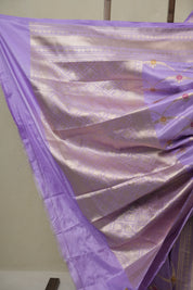 Lavender Banarasi Silk Saree - SRLBSS917