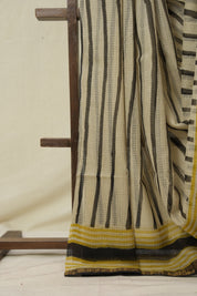 Brown HBP Kota Doria Saree - SRBKDS259