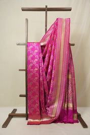 Pink Banarasi Silk Saree - SRPBSS918