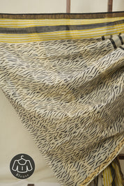 Brown HBP Kota Doria Saree - SRBKDS259