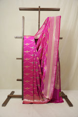 Pink Banarasi Silk Saree - SRPBSS914