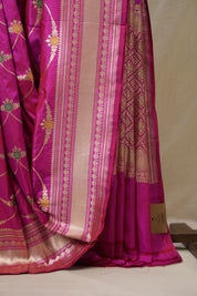 Pink Banarasi Silk Saree - SRPBSS914