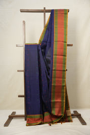 Navy Blue Kanjivaram Silk Saree - SRNBKSS952