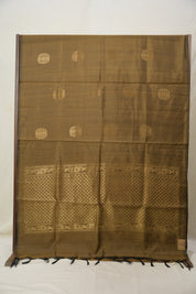 Metallic Gold Raw Silk Saree - SRMGRSS820