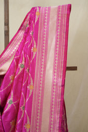 Pink Banarasi Silk Saree - SRPBSS914