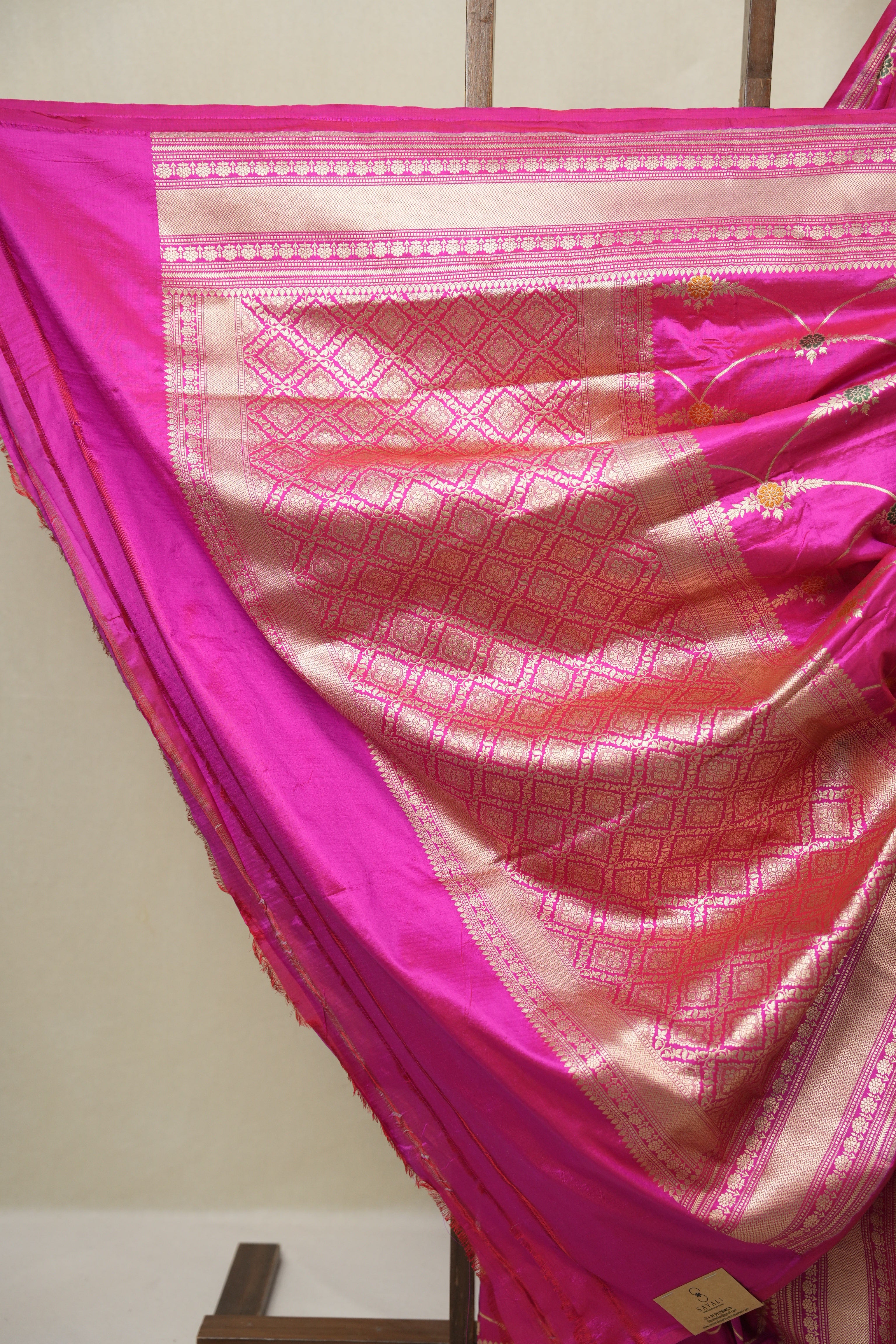 Pink Banarasi Silk Saree - SRPBSS914