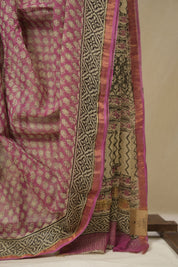 Pink HBP Kota Doria Saree - SRPKDS261