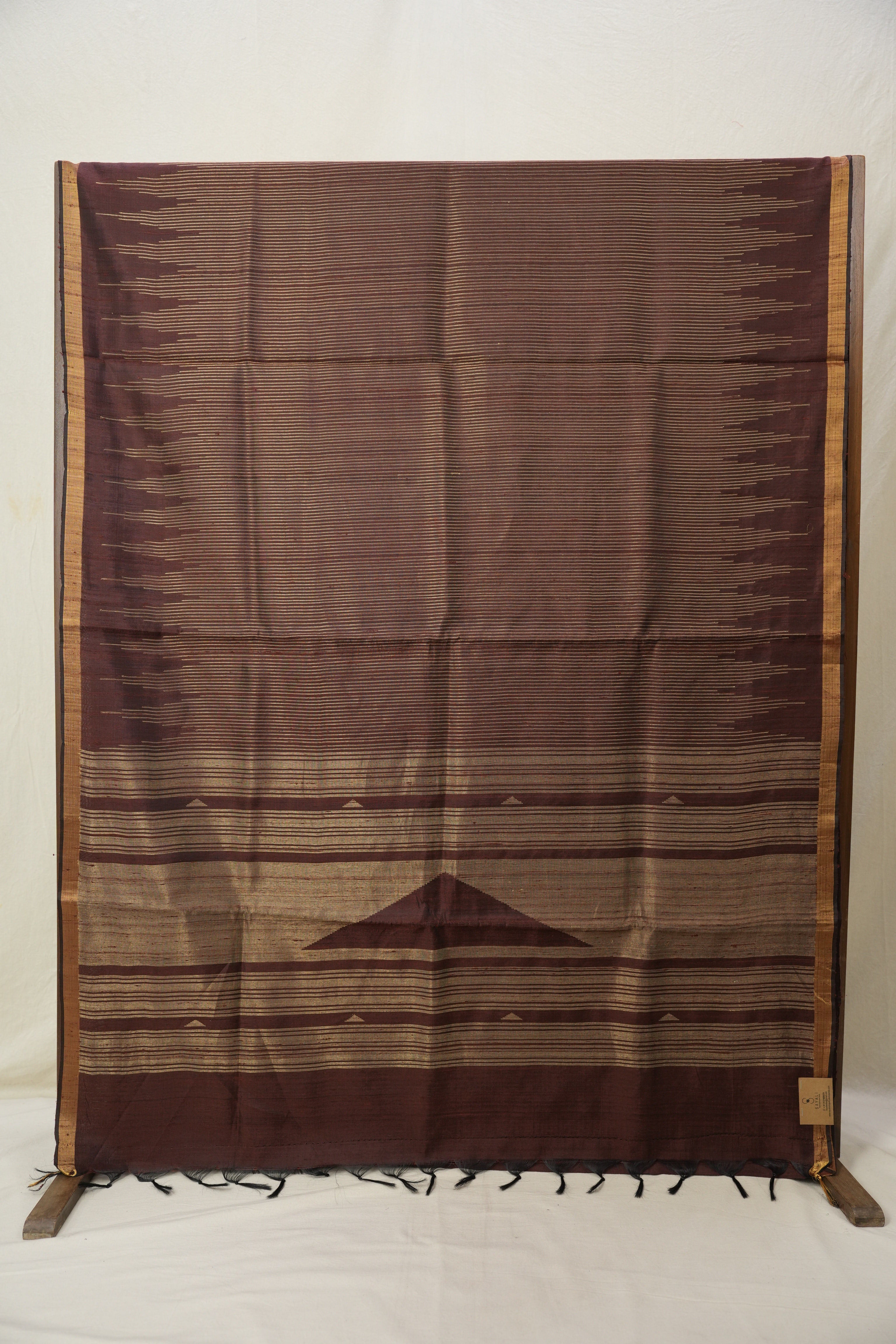 Coffee Brown Raw Silk Saree - SRCBRSS784