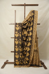 Brown HBP Cotton Saree - SRBCS3155
