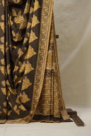 Brown HBP Cotton Saree - SRBCS3155