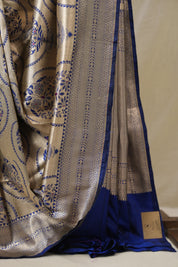 Blue Banarasi Silk Saree - SRBBSS915