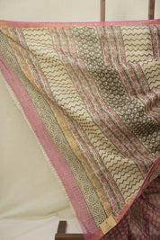 Pink HBP Kota Doria Saree - SRPKDS261