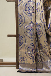 Blue Banarasi Silk Saree - SRBBSS915