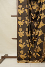 Brown HBP Cotton Saree - SRBCS3155