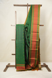 Green Kanjivaram Silk Saree - SRGKSS964