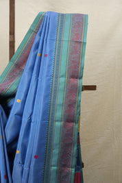 Blue Kanjeevaram Silk Saree-SRBKSS282