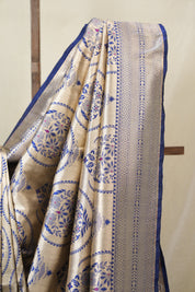 Blue Banarasi Silk Saree - SRBBSS915
