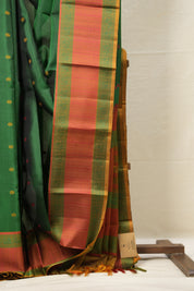Green Kanjivaram Silk Saree - SRGKSS964