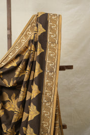 Brown HBP Cotton Saree - SRBCS3155