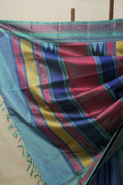 Blue Kanjeevaram Silk Saree-SRBKSS282