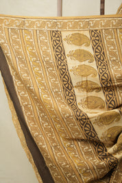 Brown HBP Cotton Saree - SRBCS3155