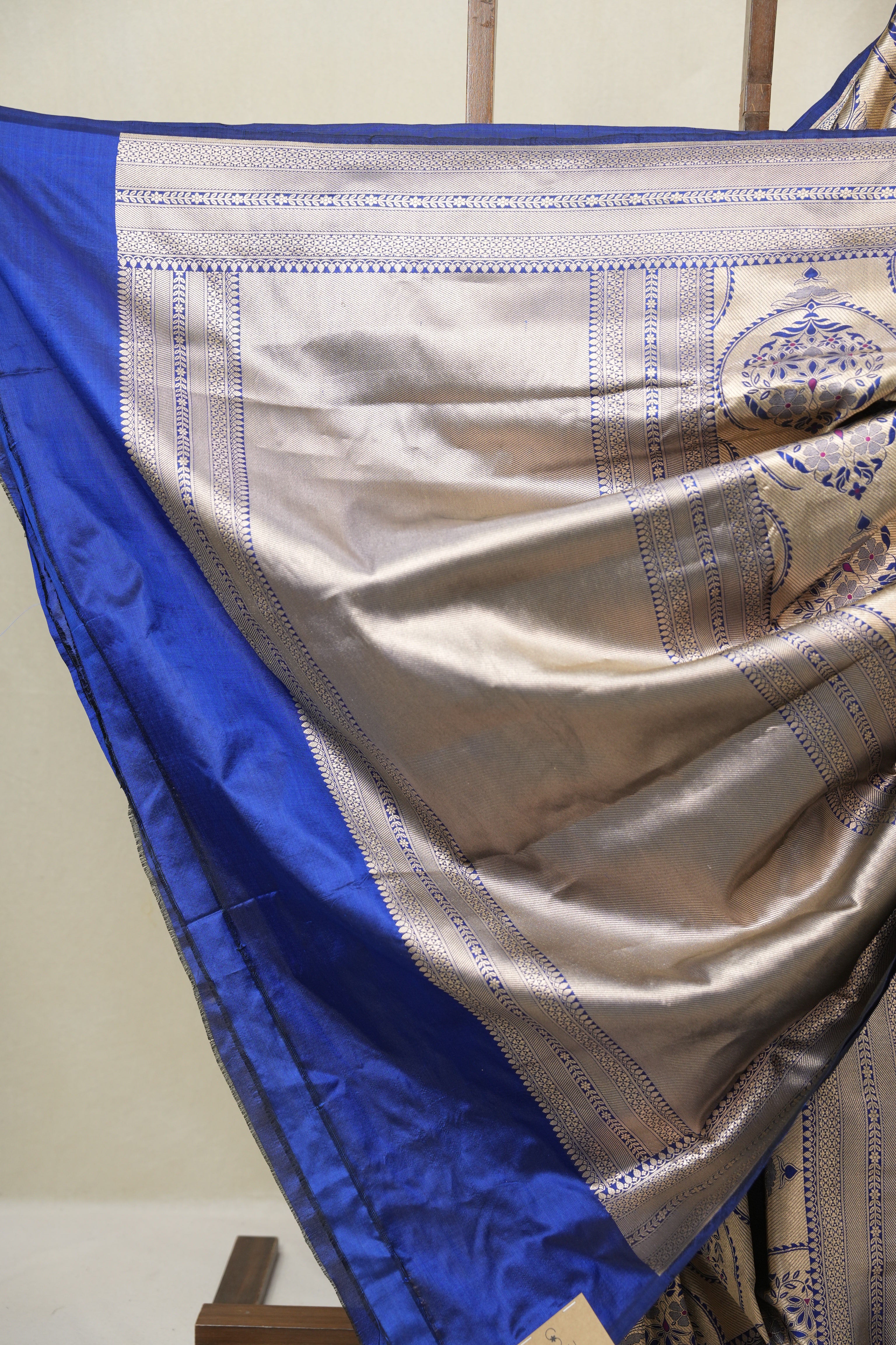 Blue Banarasi Silk Saree - SRBBSS915
