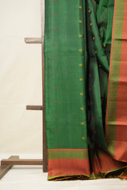 Green Kanjivaram Silk Saree - SRGKSS964
