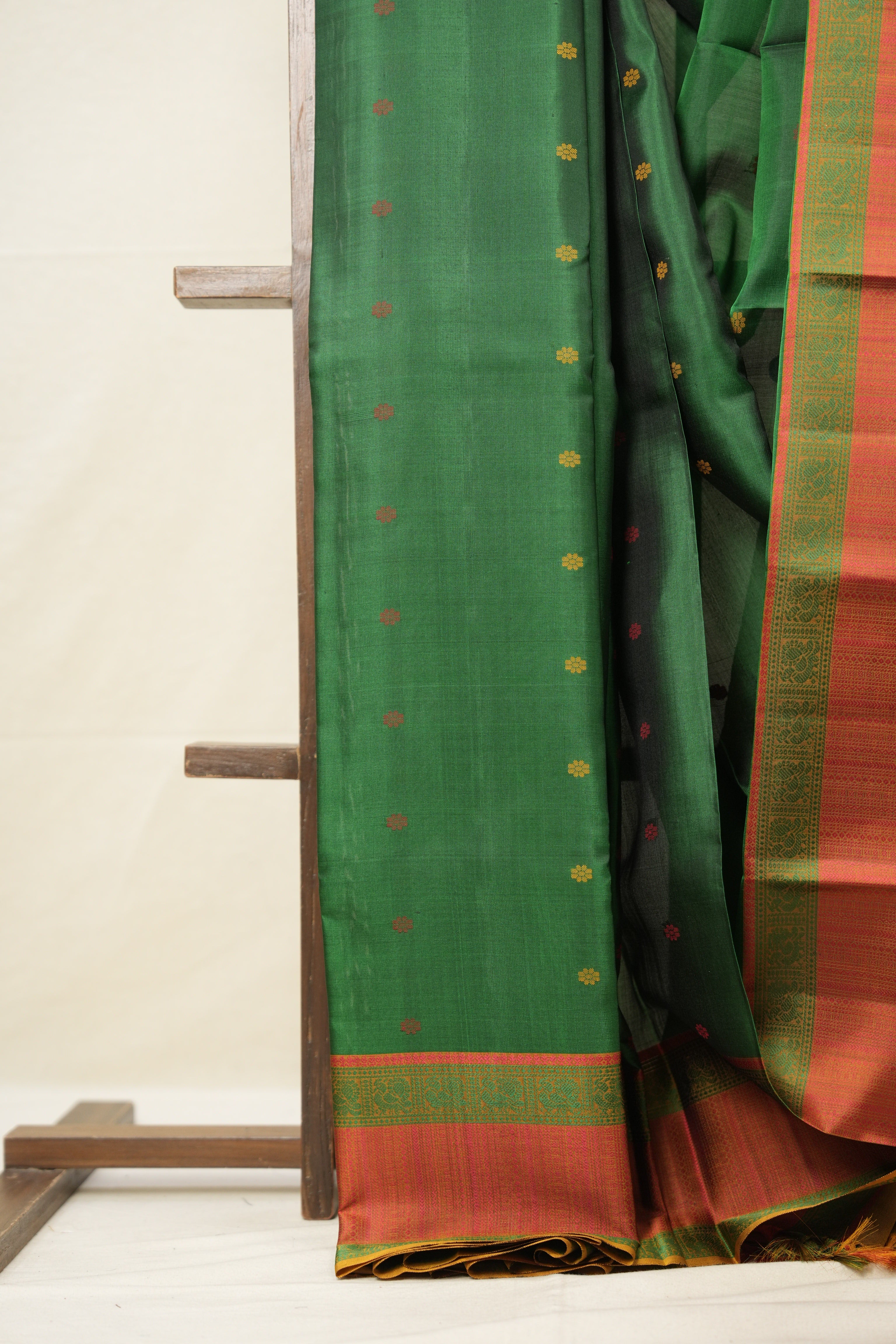 Green Kanjivaram Silk Saree - SRGKSS964