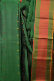 Green Kanjivaram Silk Saree - SRGKSS964
