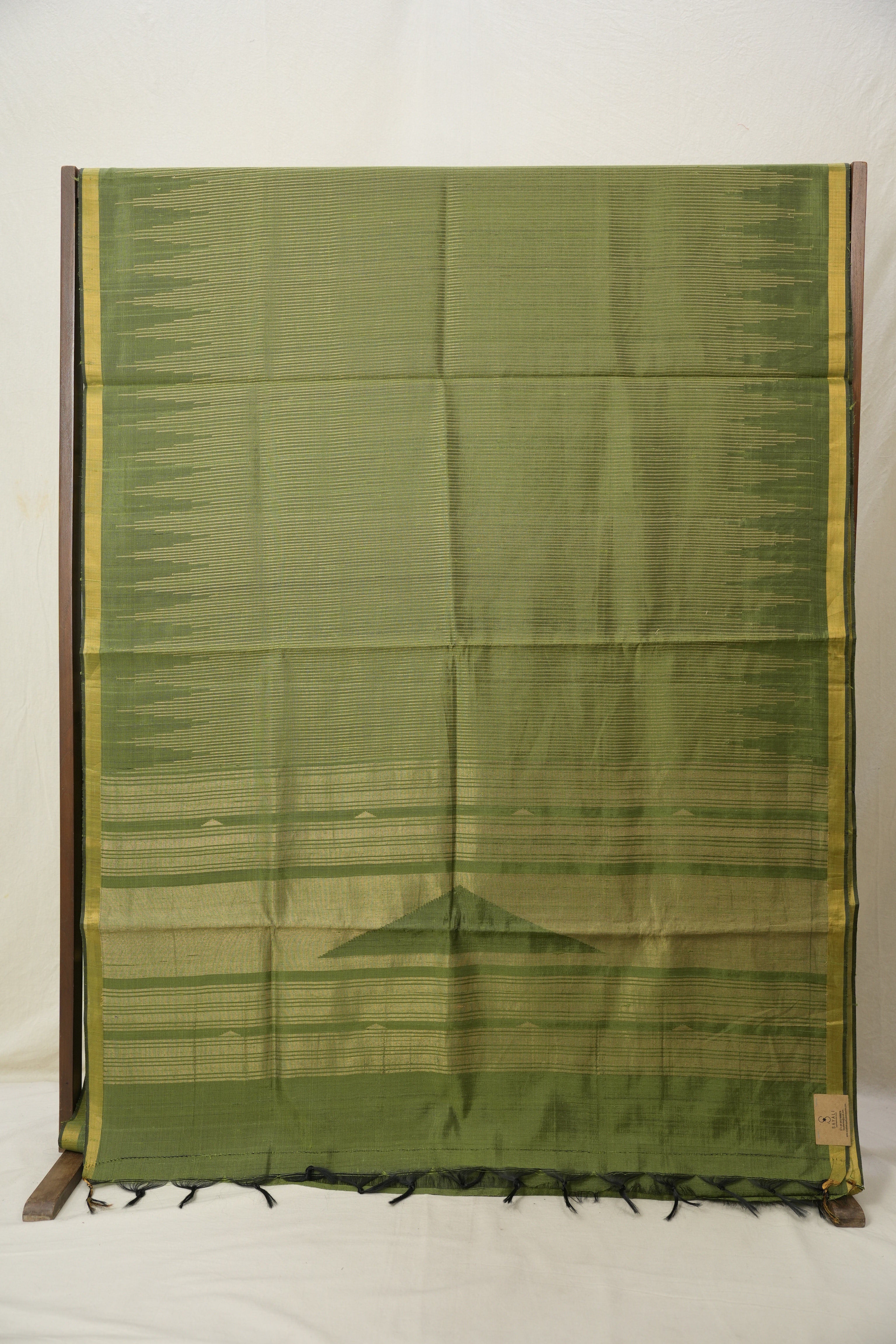 Mehendi Green Raw Silk Saree - SRMGRSS779