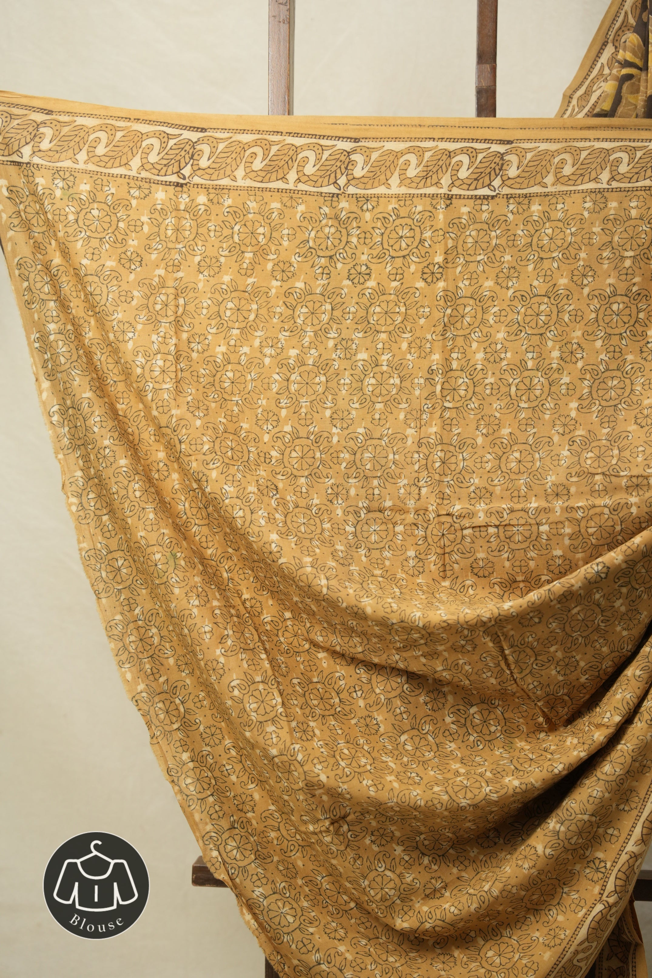 Brown HBP Cotton Saree - SRBCS3155