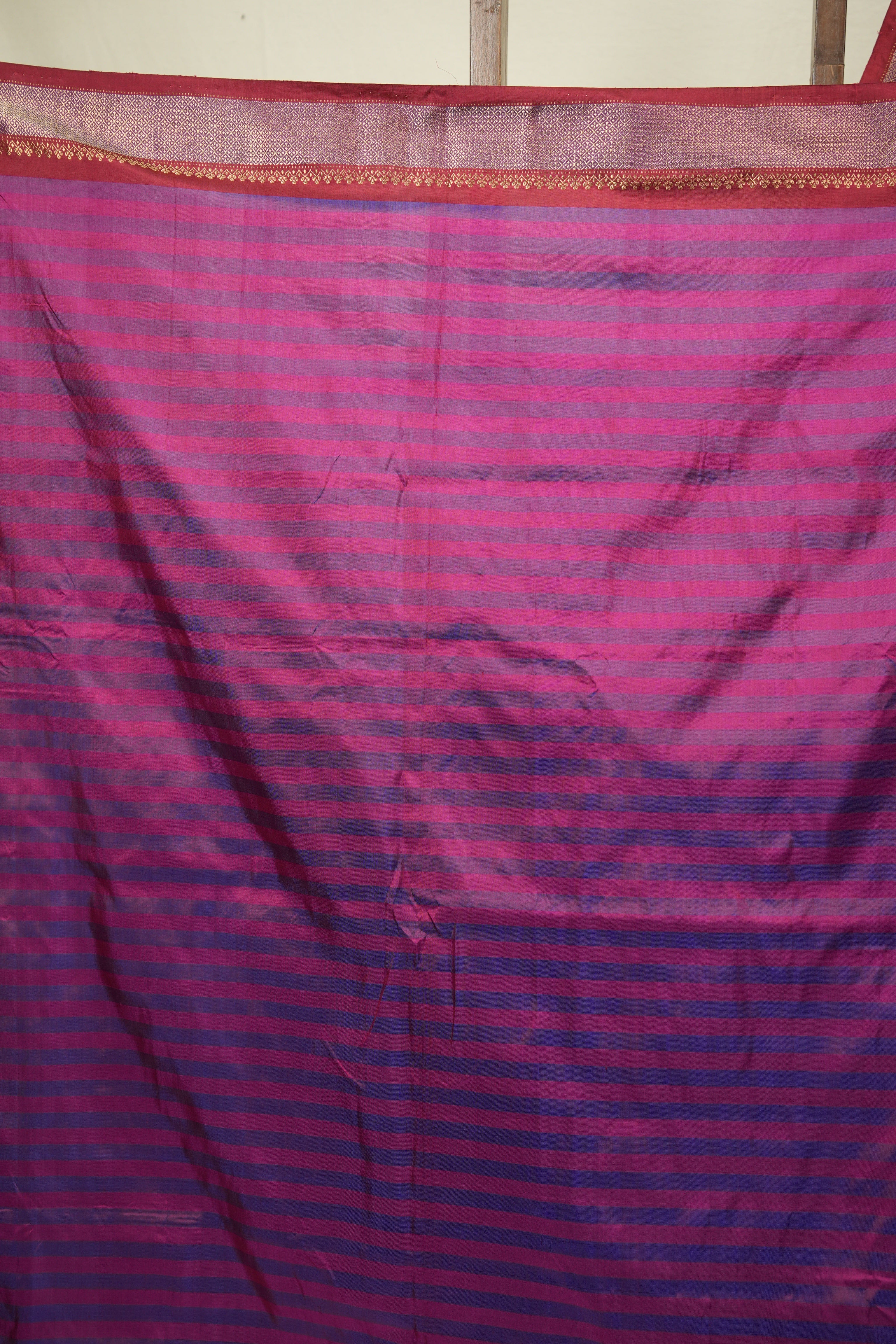 Magenta Cotton Silk Paithani Saree - SRMCSPS06