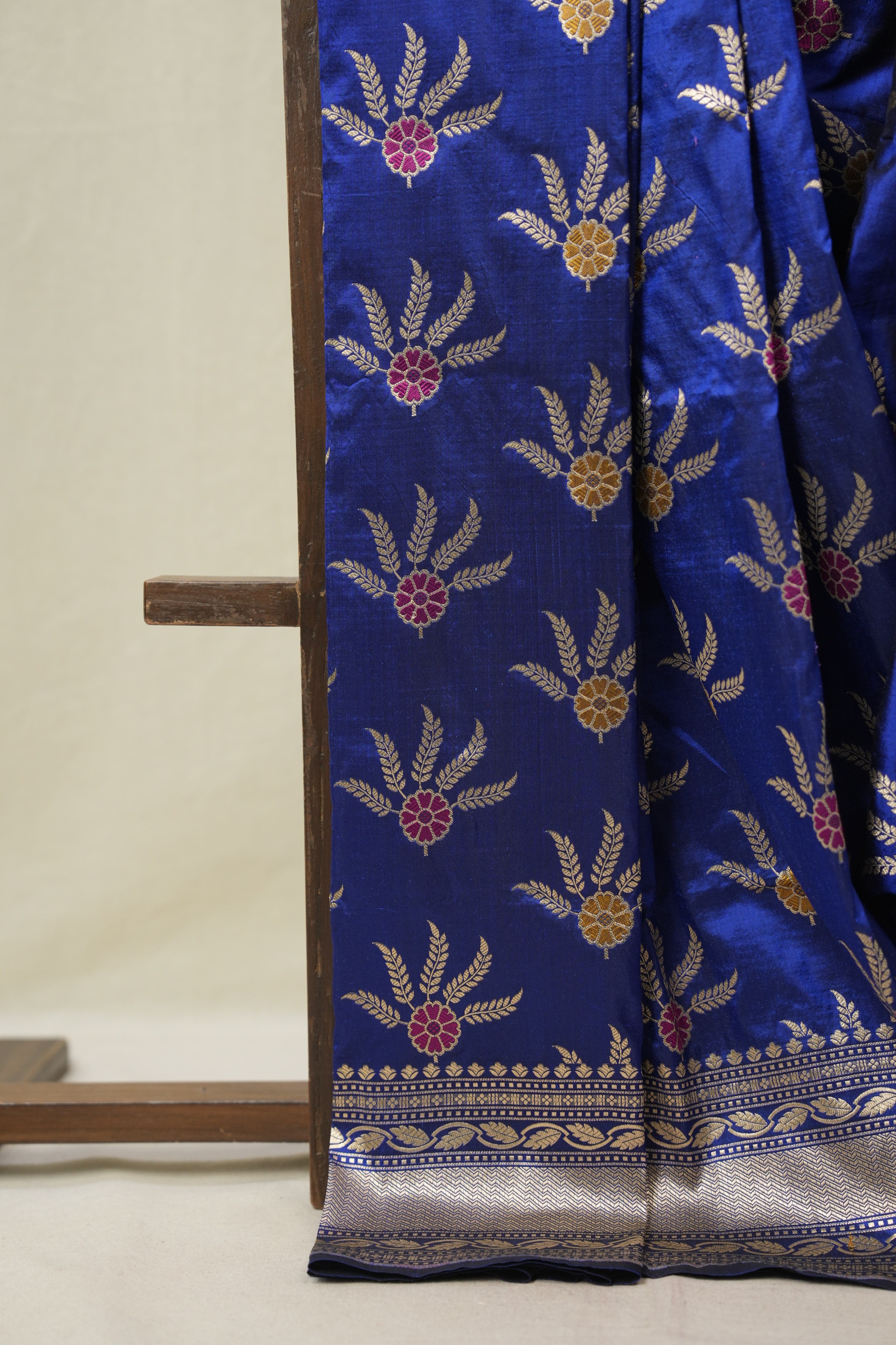 Blue Banarasi Silk Saree - SRBBSS916