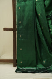 Green Cotton Silk Paithani Saree - SRGCSPS02