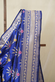 Blue Banarasi Silk Saree - SRBBSS916