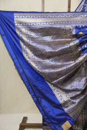 Blue Banarasi Silk Saree - SRBBSS916