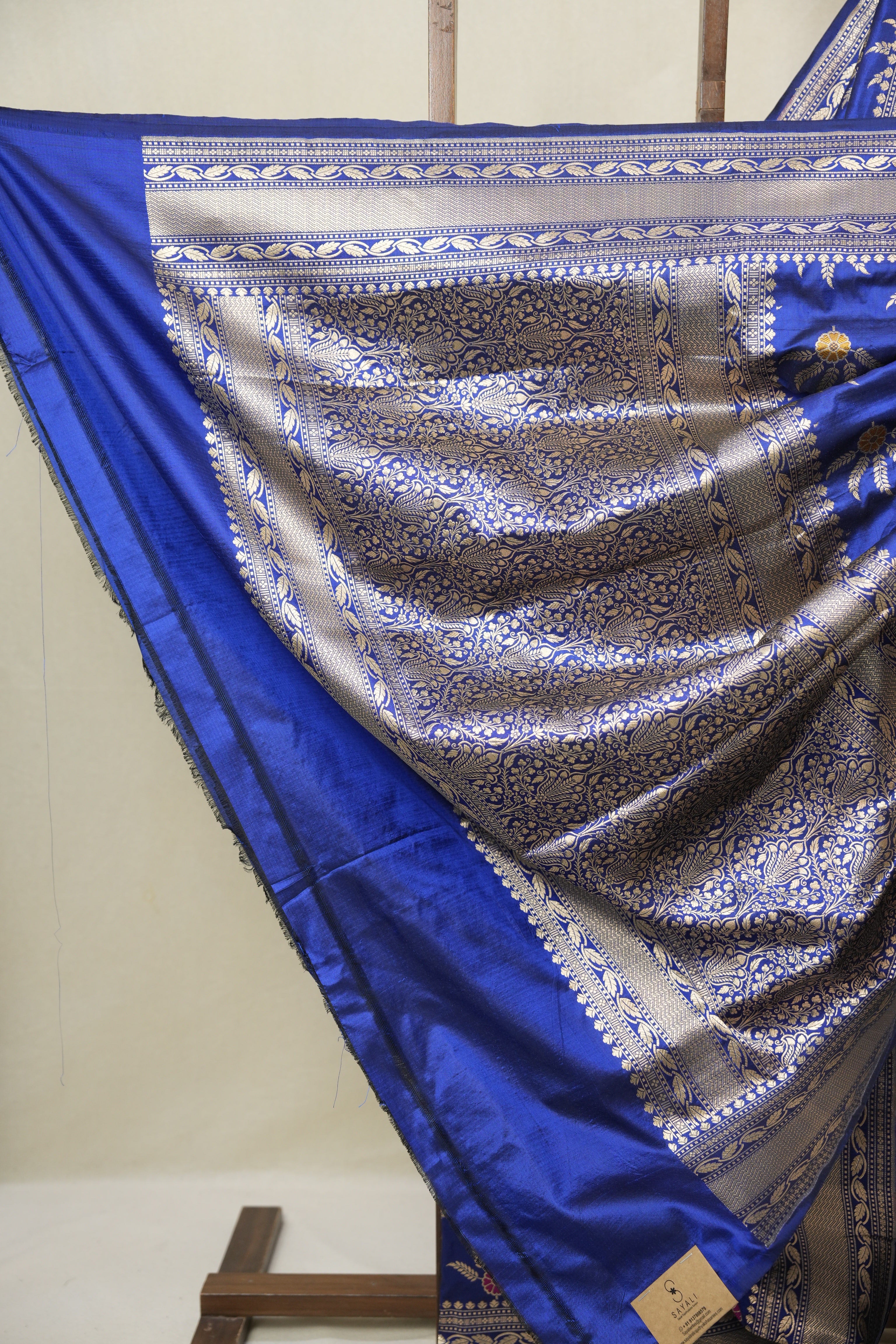 Blue Banarasi Silk Saree - SRBBSS916