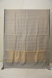 Grey Raw Silk Saree - SRGRSS909