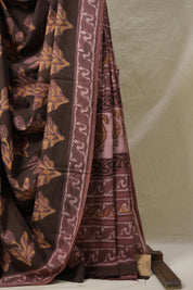 Mauve HBP Cotton Saree - SRMCS3153