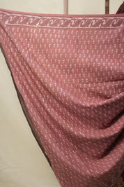 Mauve HBP Cotton Saree - SRMCS3153