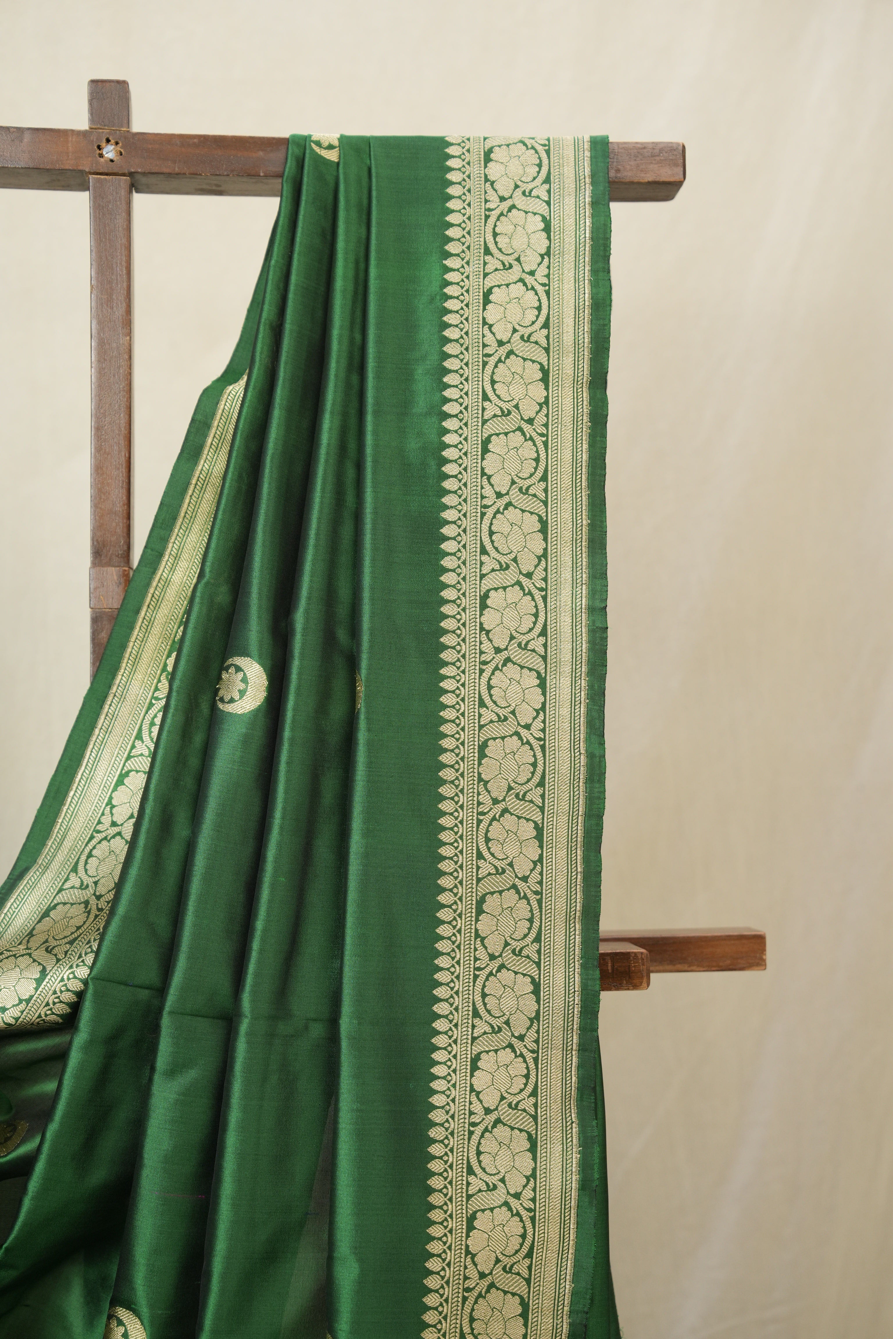 Green Banarasi Silk Saree - SRGBSS921