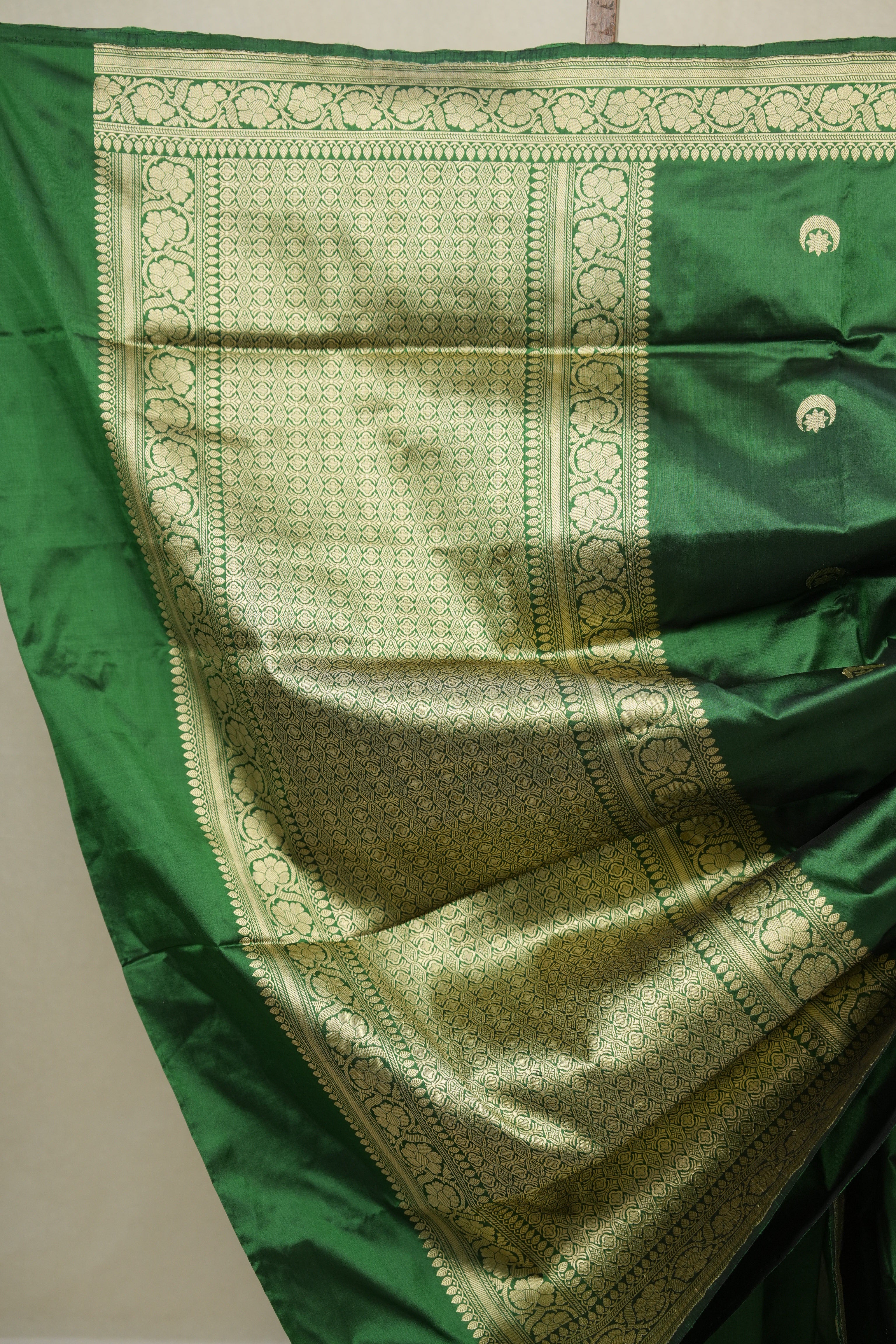 Green Banarasi Silk Saree - SRGBSS921