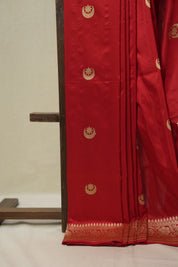 Red Banarasi Silk Saree - SRRBSS922