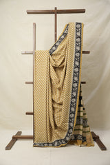 Musturd HBP Cotton Saree - SRMCS3209